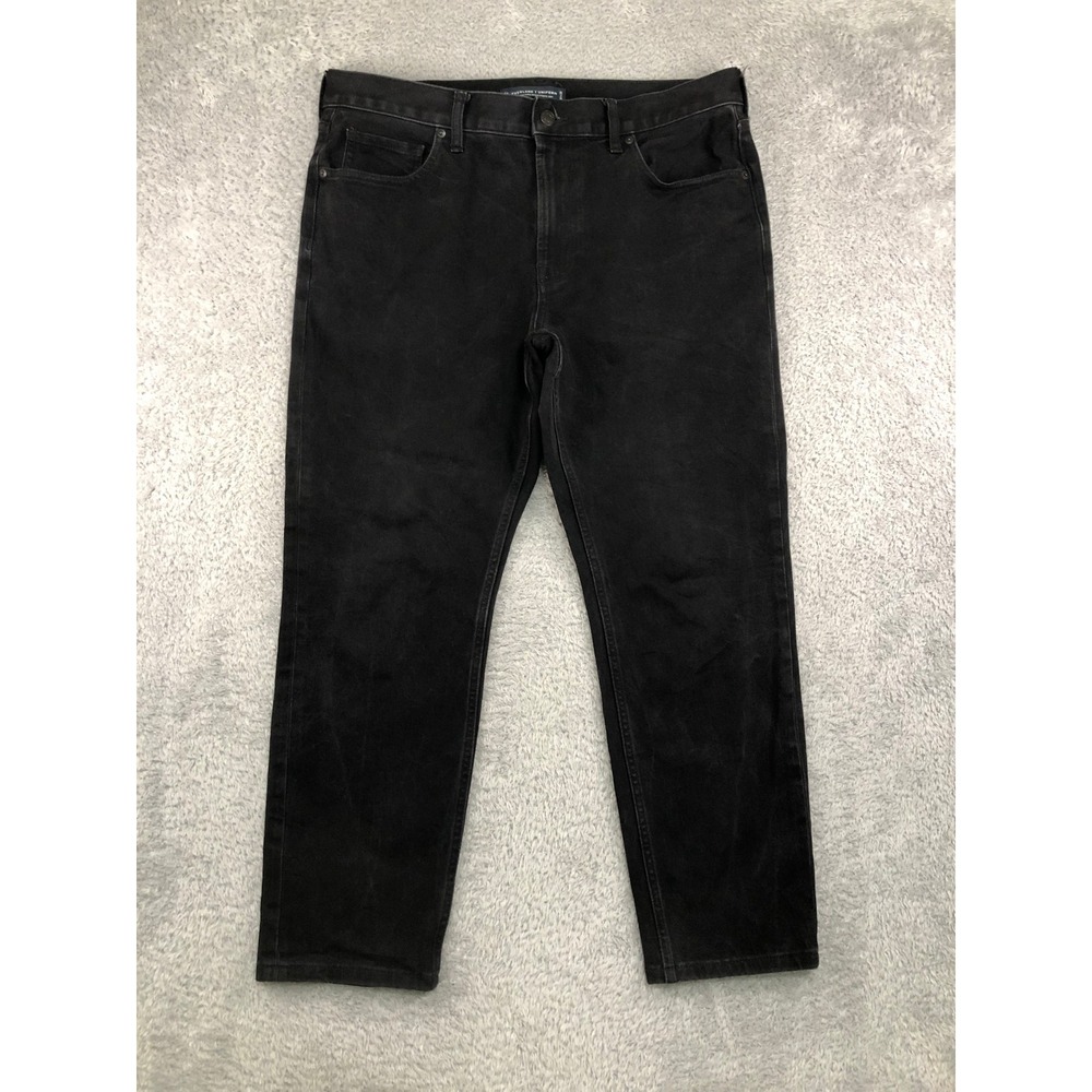 Everlane Jeans Men 36x28 Black Uniform The Slim 4-Way Stretch